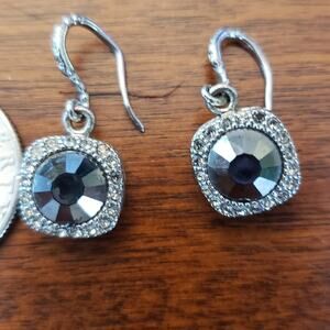 Marcasite‎ look drop earrings vintage